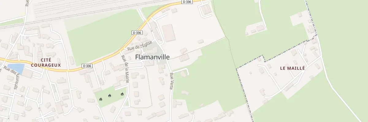 Plan du 5134 La Rue Verte à Flamanville