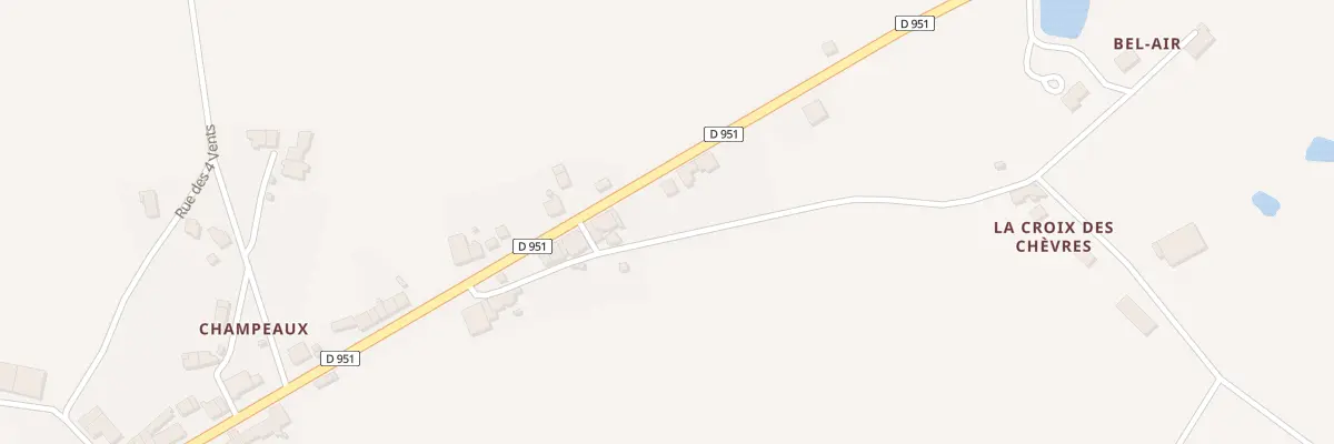 Plan du 5090 Champeaux à Gajoubert