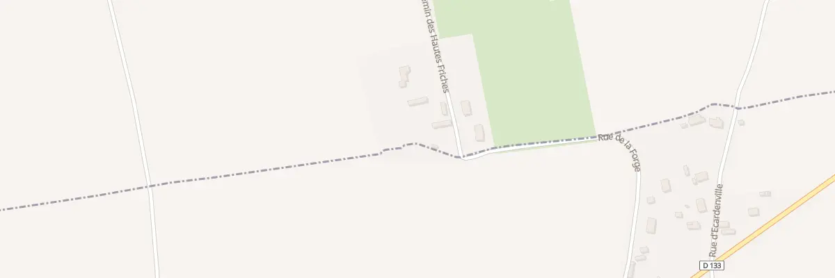 Plan du 4 Che des Hautes Friches à Écardenville-la-Campagne