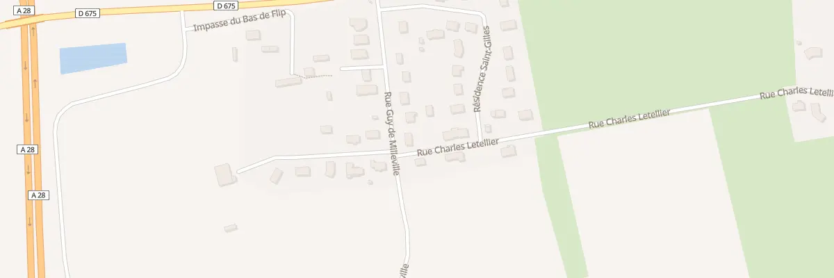 Plan du 154 Rue Guy de Milleville à Bosgouet