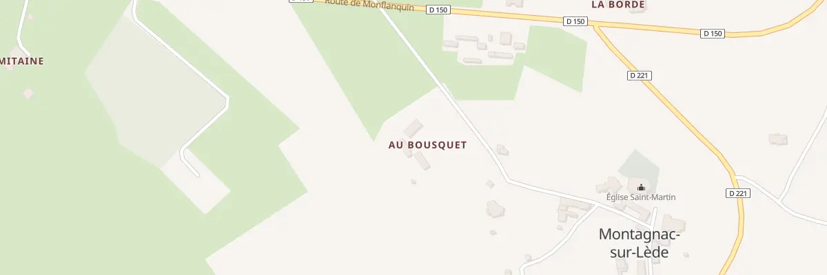 Plan du 36 Au Bousquet à Montagnac-sur-Lède
