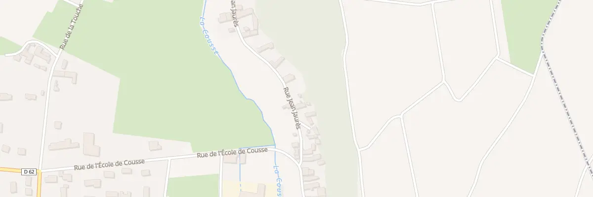 Plan du 53B Rue Jean Jaures à Vernou-sur-Brenne
