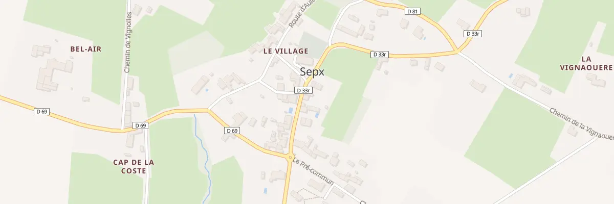 Plan du 19 Le Village à Sepx