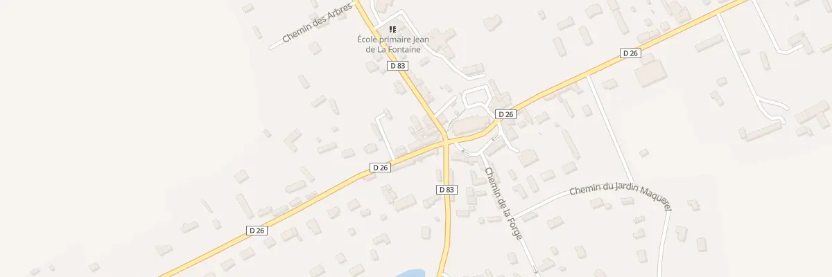 Plan du 4 Rte de Brionne au Bosc du Theil