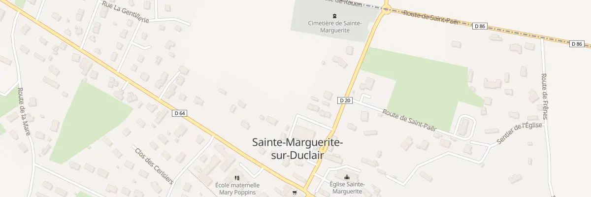 Plan du 14B Rte de Saint-Paër à Sainte-Marguerite-sur-Duclair