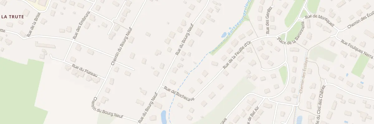 Plan du 36 Rue du Bourg Neuf à Azay-sur-Cher