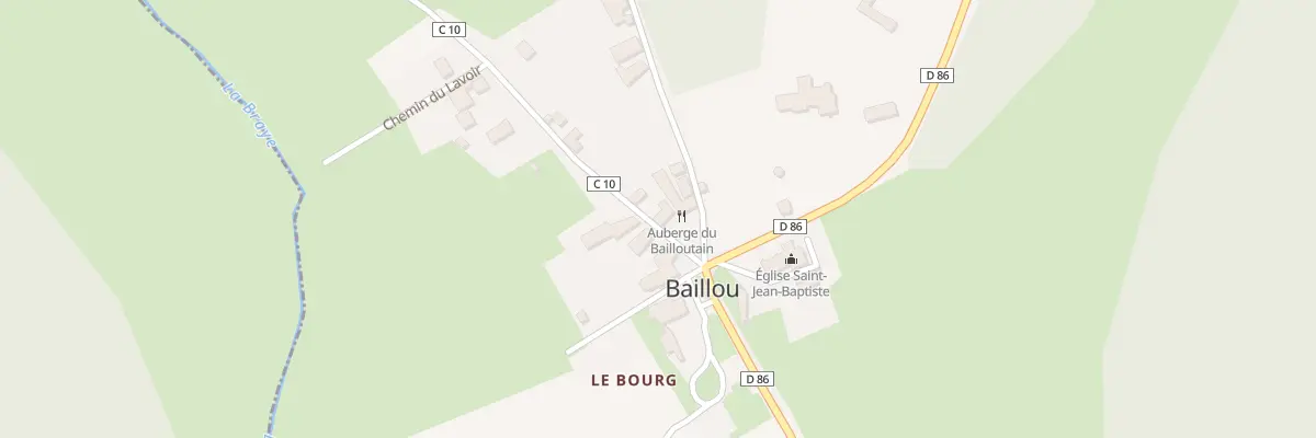 Plan du 2 Pl du Bailloutain à Baillou