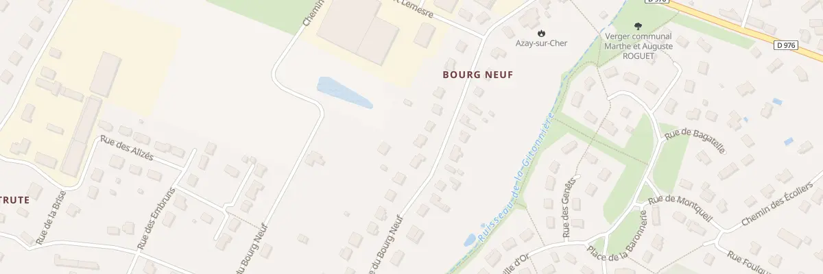 Plan du 17 Rue du Bourg Neuf à Azay-sur-Cher