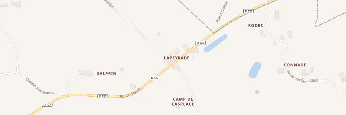 Plan du 19 Lapeyrade à Grayssas