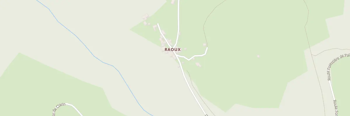 Plan du 279 Raoux à Aspet