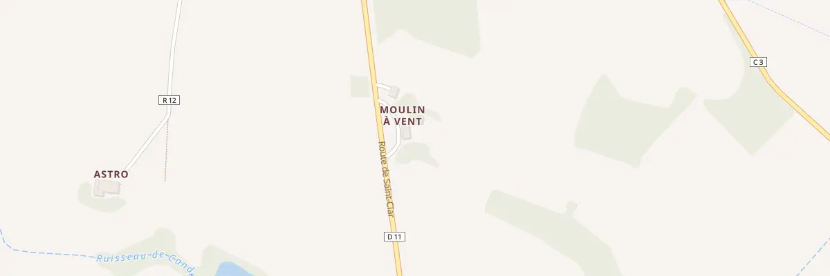 Plan du 1136 Rte de Saint-Clar à Poupas