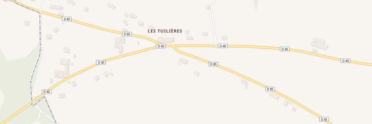 Plan du 2015 Rte des Tuilières à Oradour-sur-Vayres