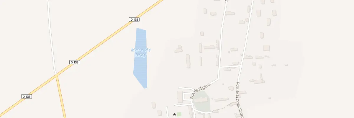 Plan du 5 Rue de l’Église à Bray