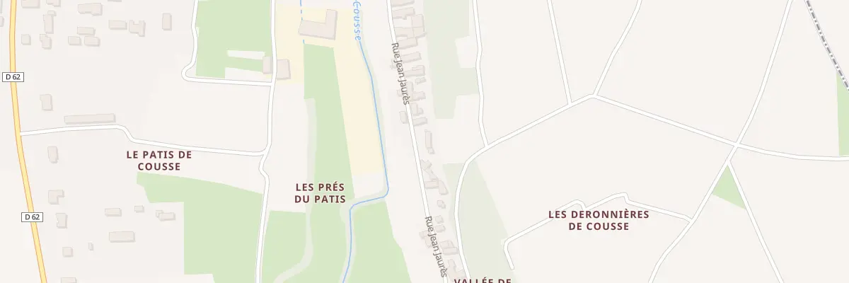 Plan du 21 Rue Jean Jaures à Vernou-sur-Brenne