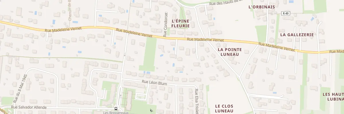 Plan du 38B Rue Madeleine Vernet à Montlouis-sur-Loire