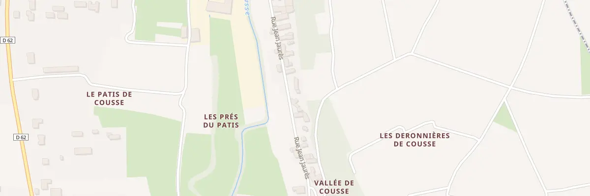 Plan du 19 Rue Jean Jaures à Vernou-sur-Brenne