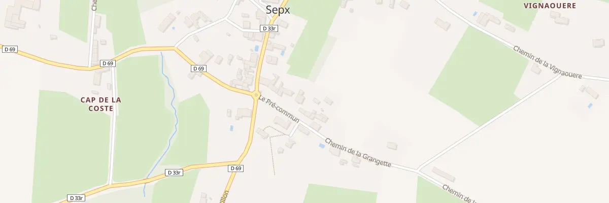 Plan du 29 Le Pre Commun à Sepx
