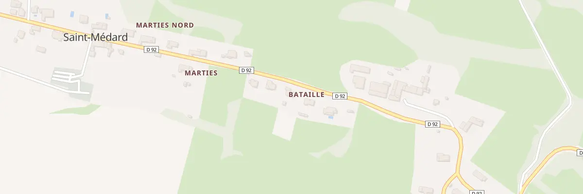 Plan du 41A Bataille à Saint-Médard