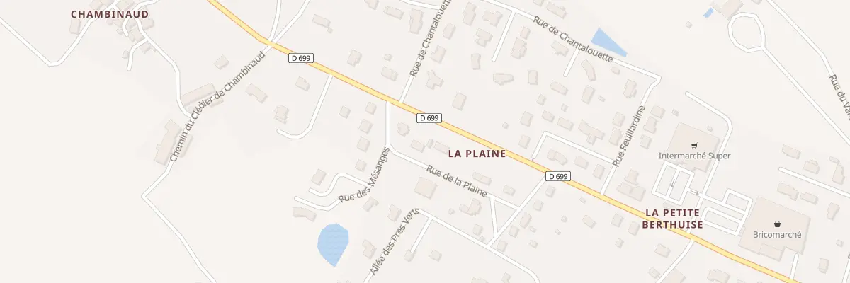 Plan du 8 Rue de La Plaine à Cussac