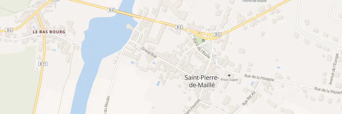 Plan du 3 Rue du Onze Novembre 1918 à Saint-Pierre-de-Maillé
