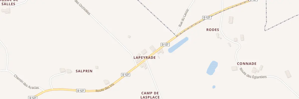 Plan du 2860 Rte des Iris à Grayssas