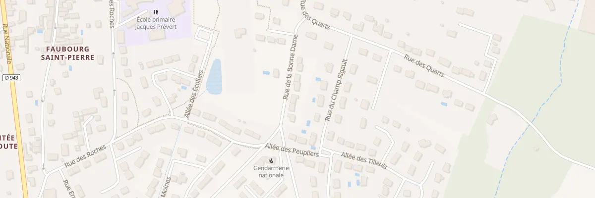 Plan du 6 Rue de la Bonne Dame à Cormery