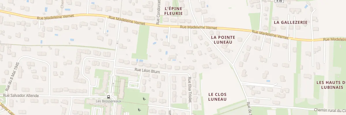 Plan du 38T Rue Madeleine Vernet à Montlouis-sur-Loire