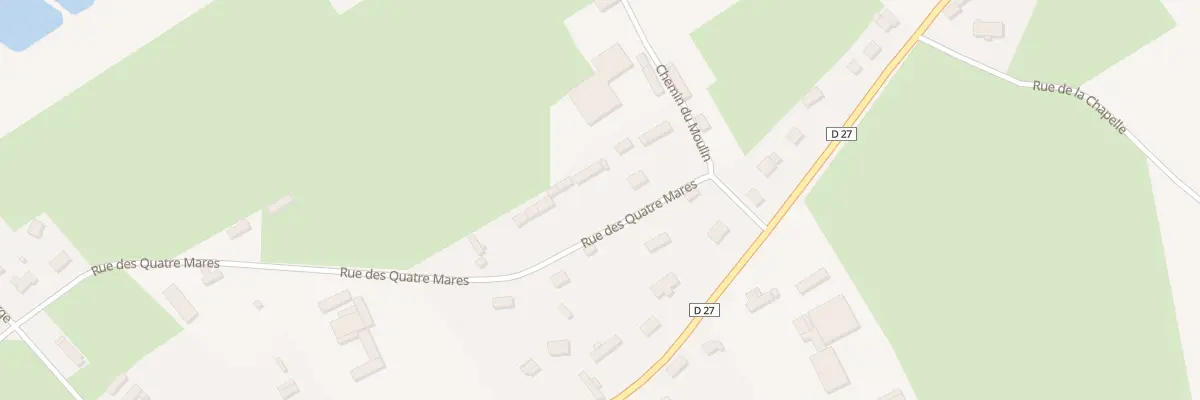 Plan du 839 Rue des Quatre Mares à Berville-en-Caux