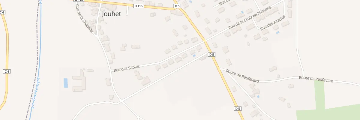 Plan du 7 Rue des Sables à Jouhet