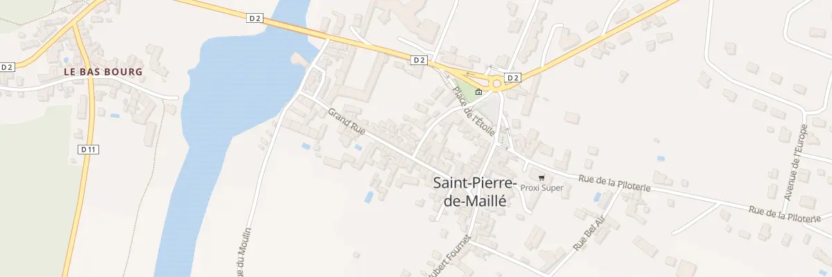Plan du 5 Rue du Onze Novembre 1918 à Saint-Pierre-de-Maillé