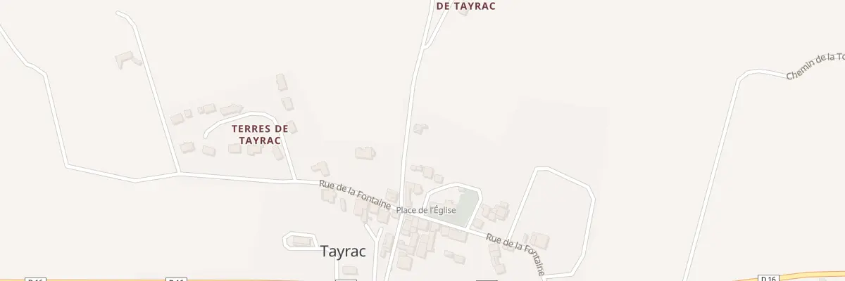 Plan du 30A Le Bourg à Tayrac