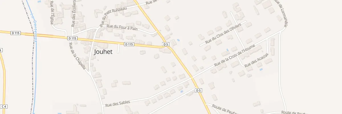 Plan du 22 Rue de la Gartempe à Jouhet