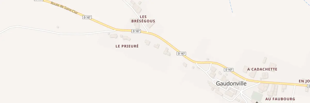 Plan du 405 Rte de Saint Clar à Gaudonville
