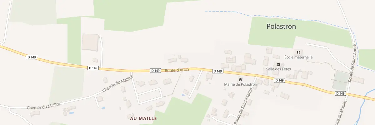 Plan du 174 Rte d’Auch à Polastron