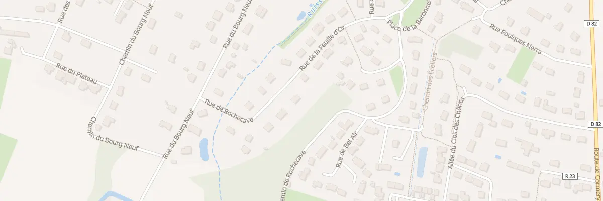Plan du 9 Rue de Rochecave à Azay-sur-Cher