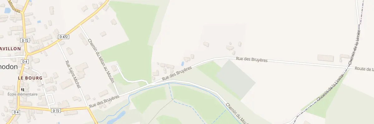 Plan du 9 Rue des Bruyères à Monthodon