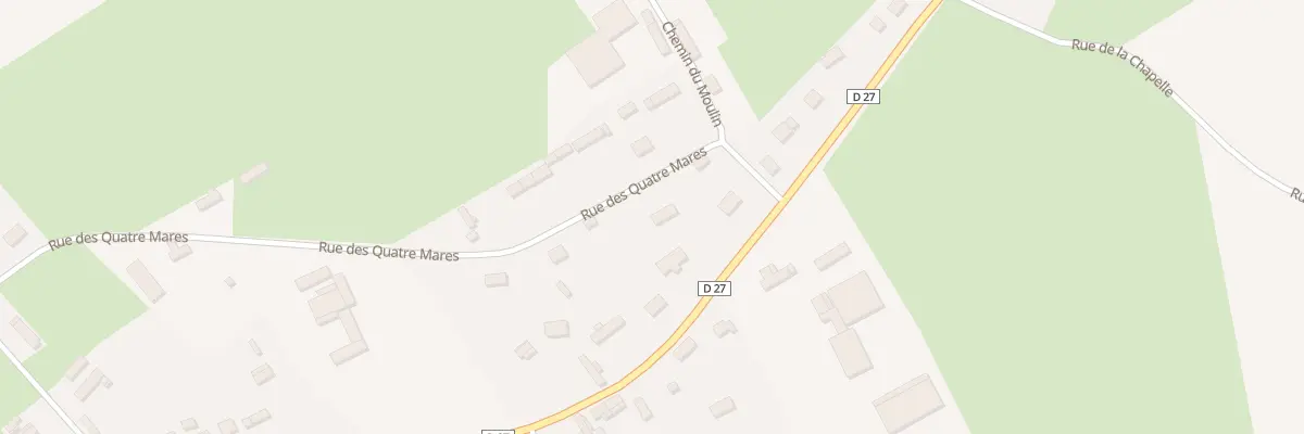 Plan du 844 Rue des Quatre Mares à Berville-en-Caux