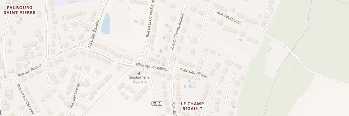 Plan du 13 Rue du Champ Rigault à Cormery
