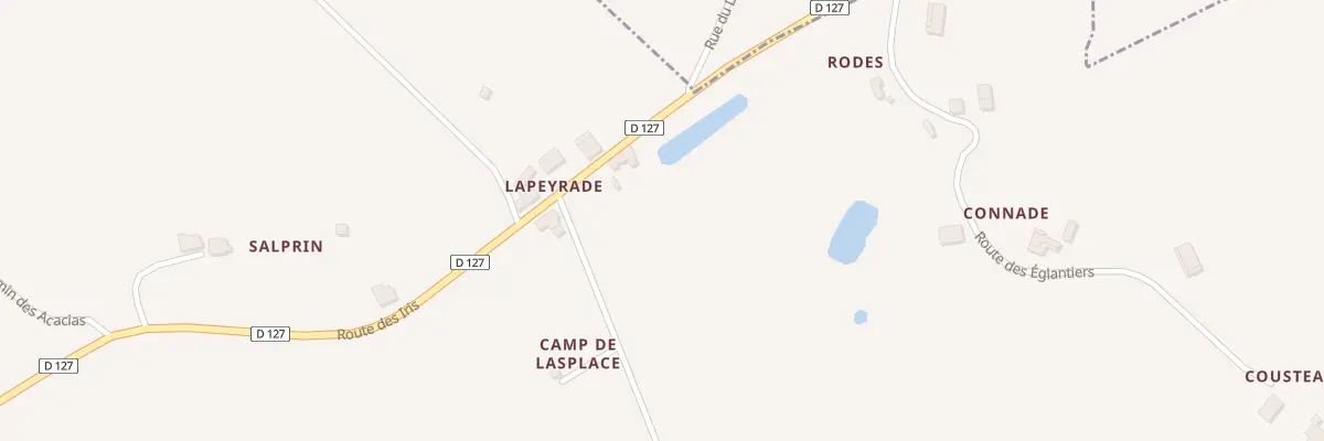 Plan du 2821 Rte des Iris à Grayssas