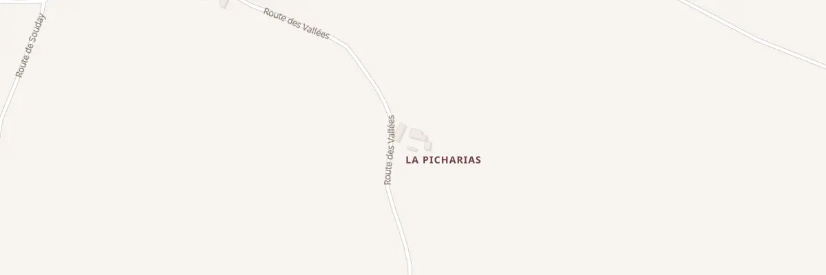 Plan du 108 La Picharias à Baillou