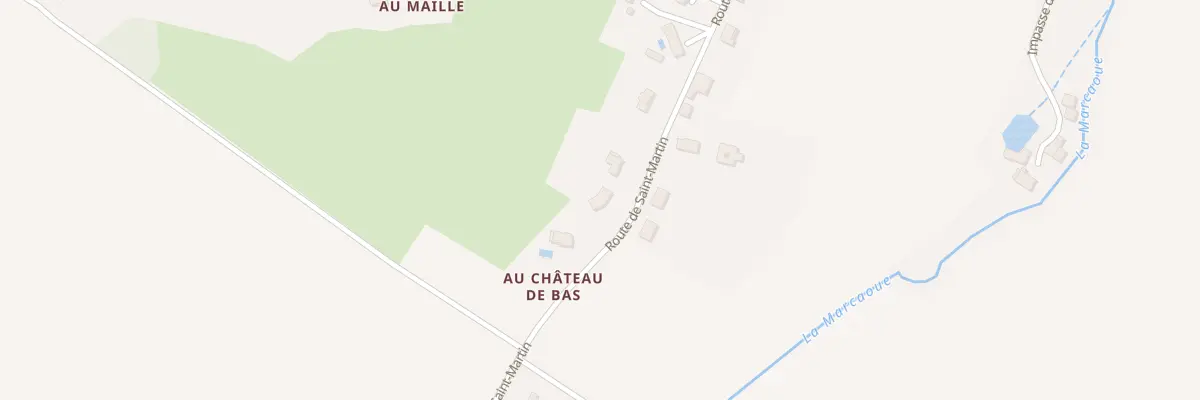 Plan du 327 Rte de Saint Martin à Polastron