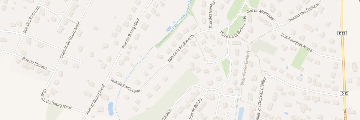 Plan du 12 Rue de la Feuille d’Or à Azay-sur-Cher