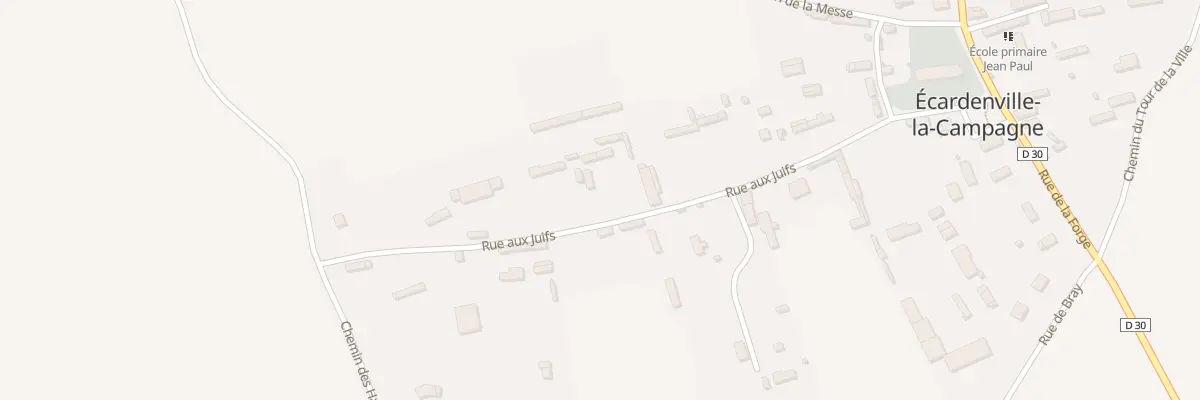 Plan du 16 Rue aux Juifs à Écardenville-la-Campagne
