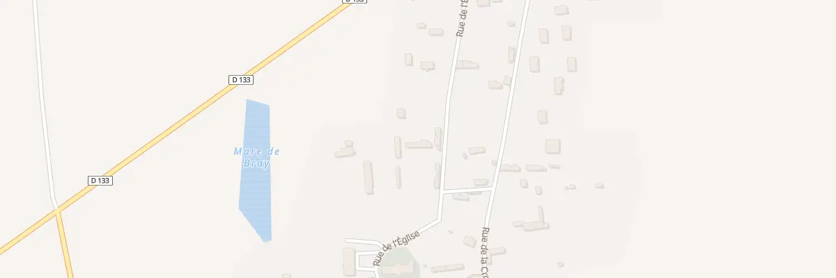 Plan du 7 Rue de l’Église à Bray