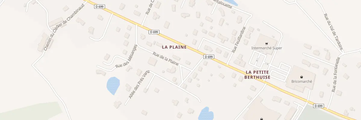 Plan du 2 Rue de La Plaine à Cussac