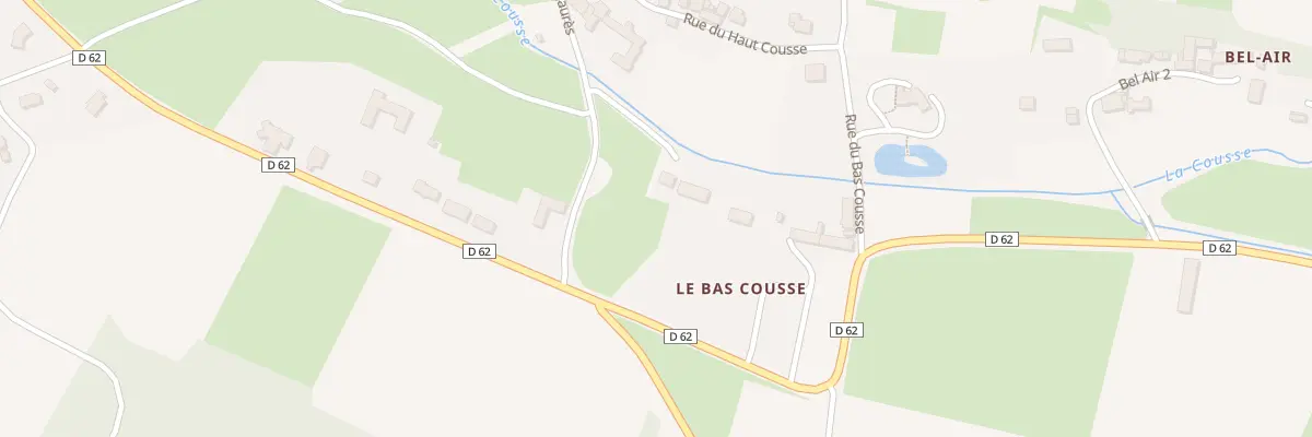 Plan du 25 Rue du Bas Cousse à Vernou-sur-Brenne