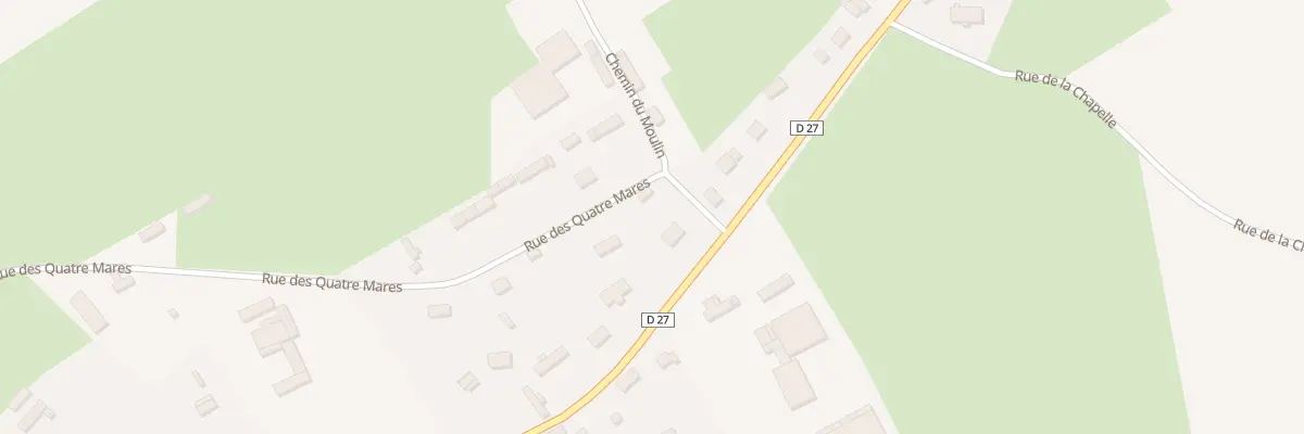 Plan du 900 Rue des Quatre Mares à Berville-en-Caux