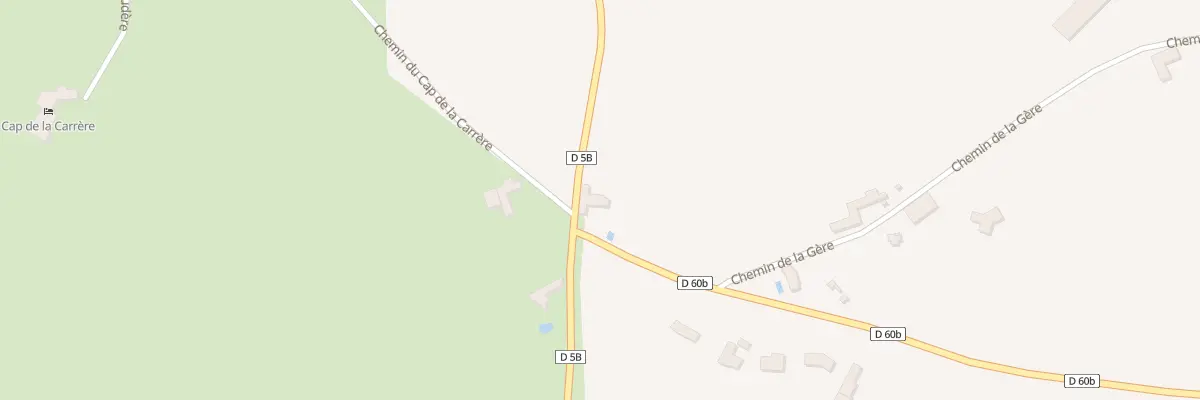 Plan du 78 La Gere à Ganties