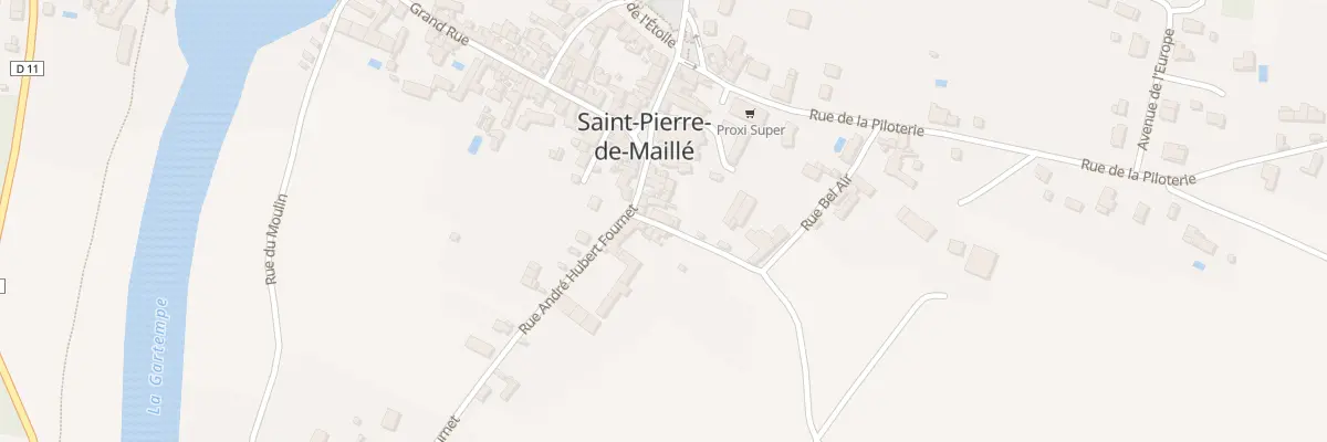 Plan du 3 Rue Bel Air à Saint-Pierre-de-Maillé