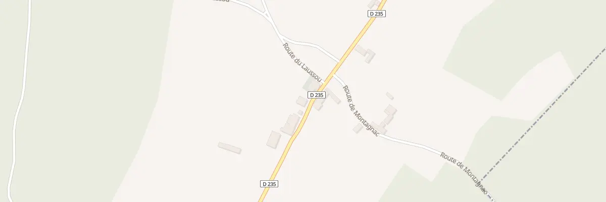 Plan du 2873 Rte de Bonnenouvelle à Paulhiac